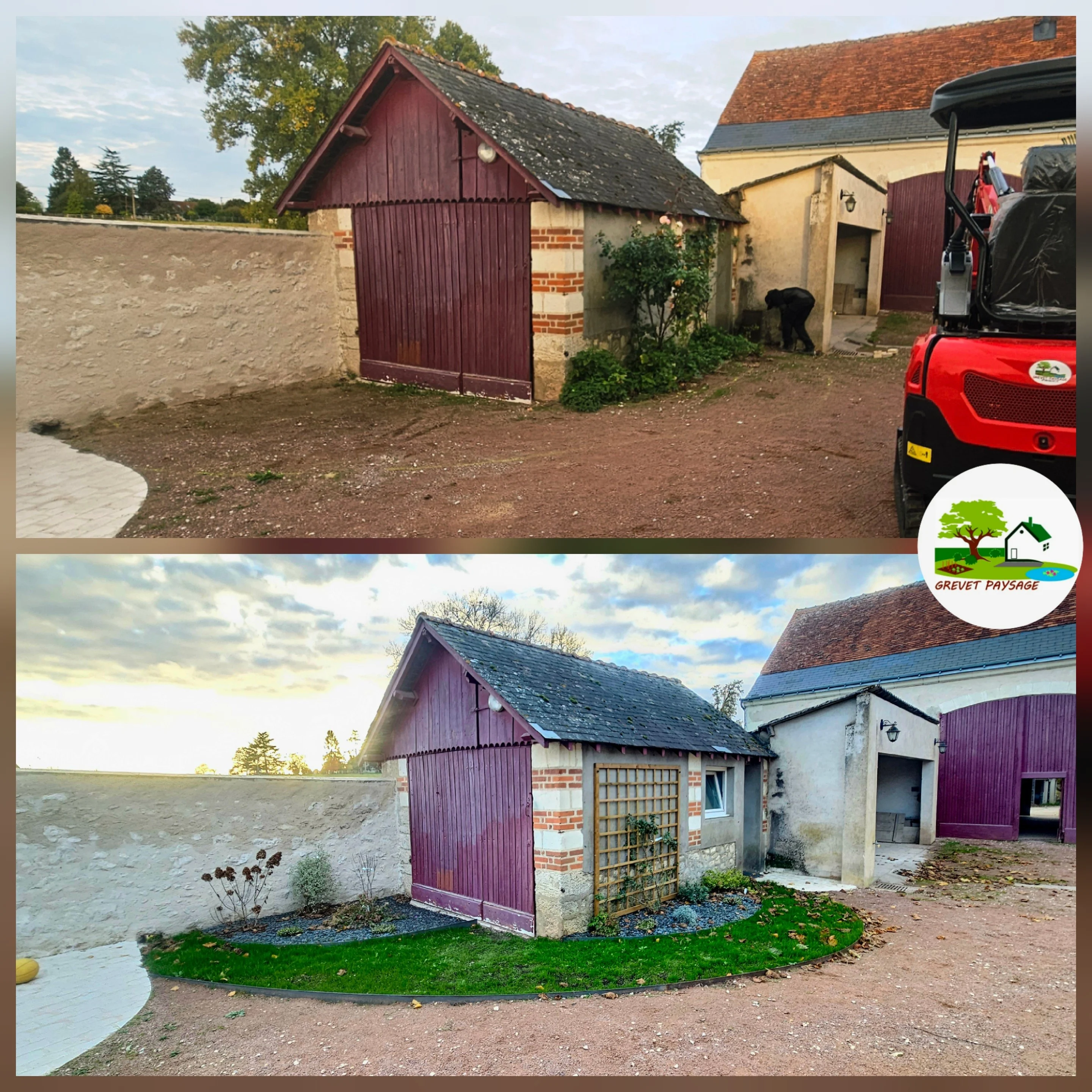 Création d'un espace de verdure